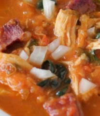 Chicken Tortilla-less Soup